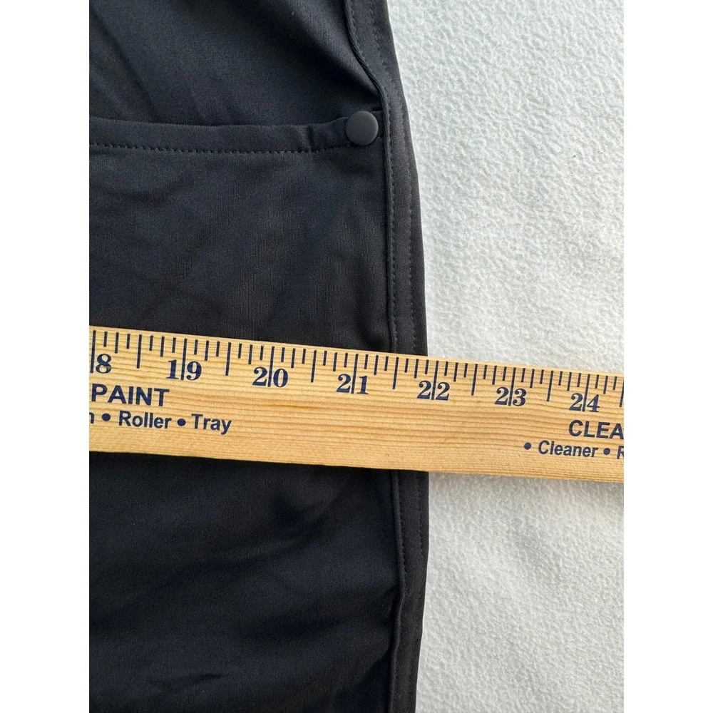 Stylus Mens Black Polyester Performance Dress Pants Size‎ 36x36 Modern Fit